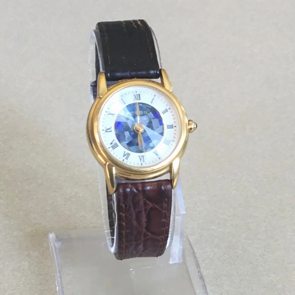 1992 FOSSIL SHATTERED ABALONE WATCH PC-9256